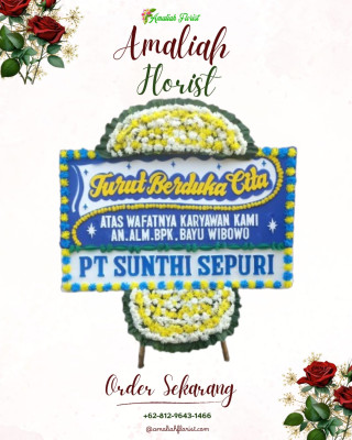 Papan Bunga Duka di Conggeang Kulon