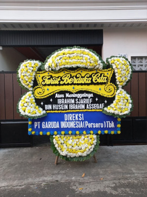 Papan Bunga Duka di Conggeang Kulon