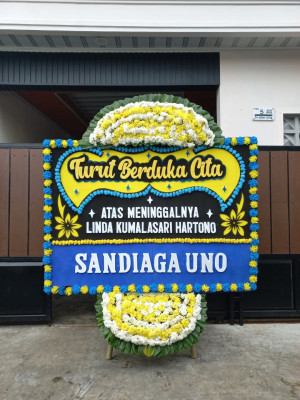 Papan Bunga Duka di Conggeang Kulon